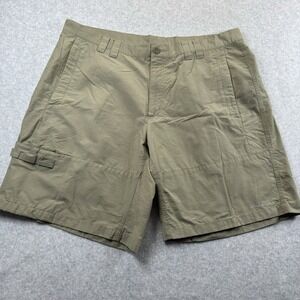Columbia Men's PFG Omni-Shade khaki/Green Cargo Shorts Size 40